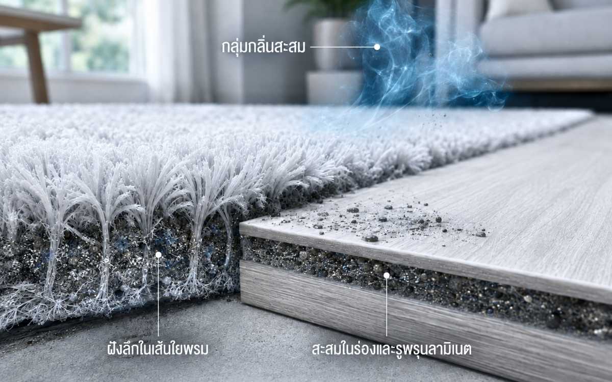อบโอโซนกำจัดกลิ่นสะสมในห้อง คอนโด บ้าน และพื้นที่ปิด กรุงเทพฯ