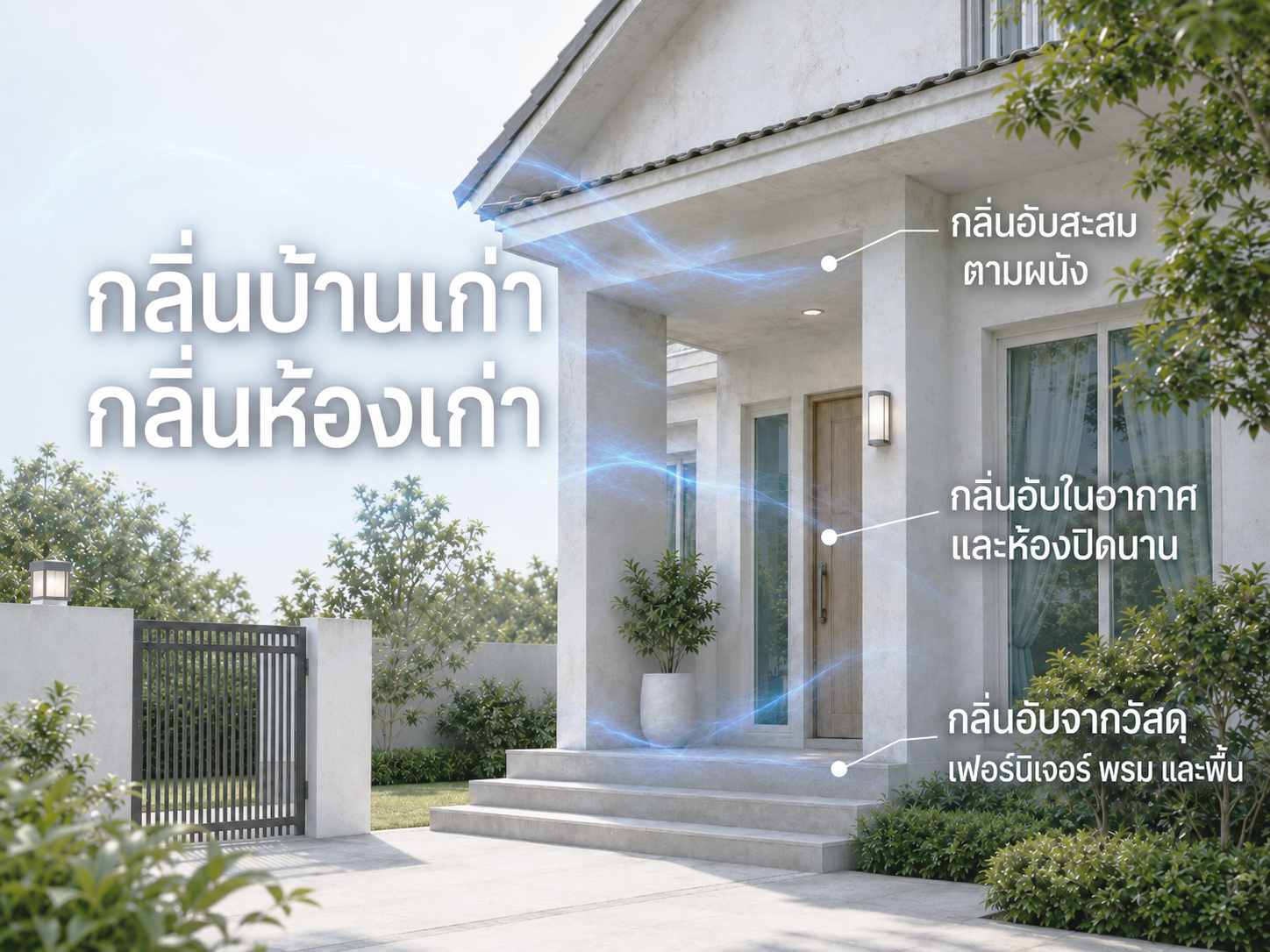 สาเหตุที่กลิ่นห้องเก่า บ้านปิดร้าง และทรัพย์ประมูลจัดการยาก